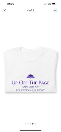 up off the page t-shirt